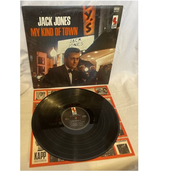 Jack Jones – My Kind Of Town (Vinyl, 1965) Kapp Records KS 3433 VG+ LP Record - Picture 1 of 10